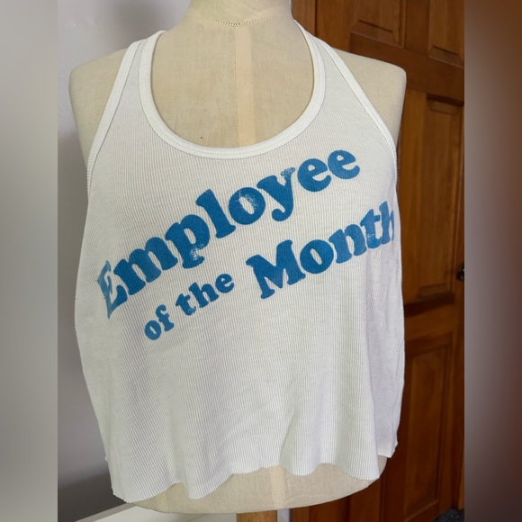 🚨LAST CHANCE🚨Wildfox Couture Employee of the Month crop tank EUC sz small - Picture 1 of 8